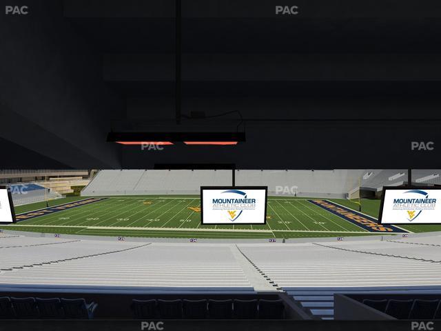 Mountaineer Field at Milan Puskar Stadium - Section Field Box 61 Seat View