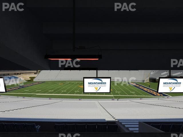 Mountaineer Field at Milan Puskar Stadium - Section Field Box 61 Seat View
