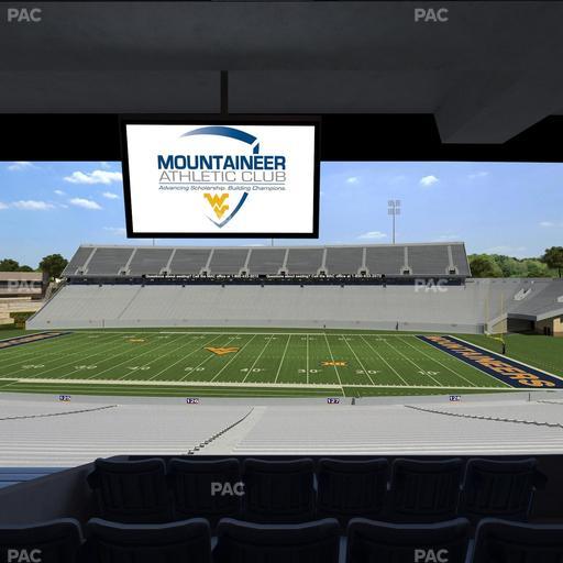Mountaineer Field at Milan Puskar Stadium - Section Field Box 62 Seat View
