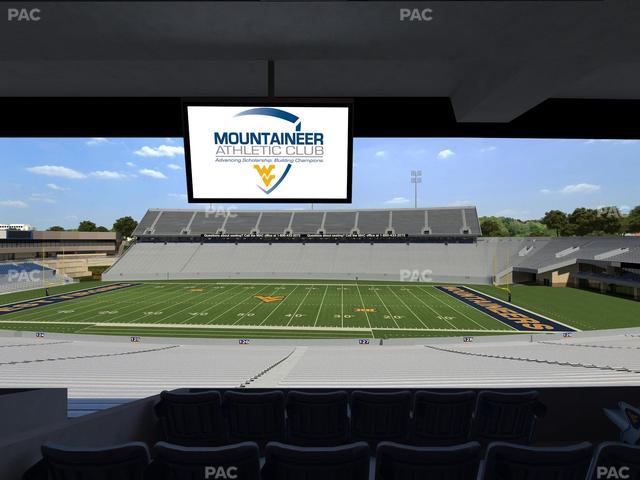 Mountaineer Field at Milan Puskar Stadium - Section Field Box 62 Seat View