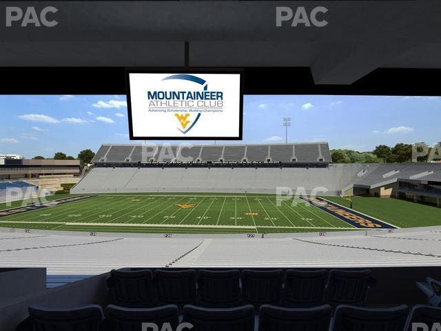 Mountaineer Field at Milan Puskar Stadium - Section Field Box 62 Seat View