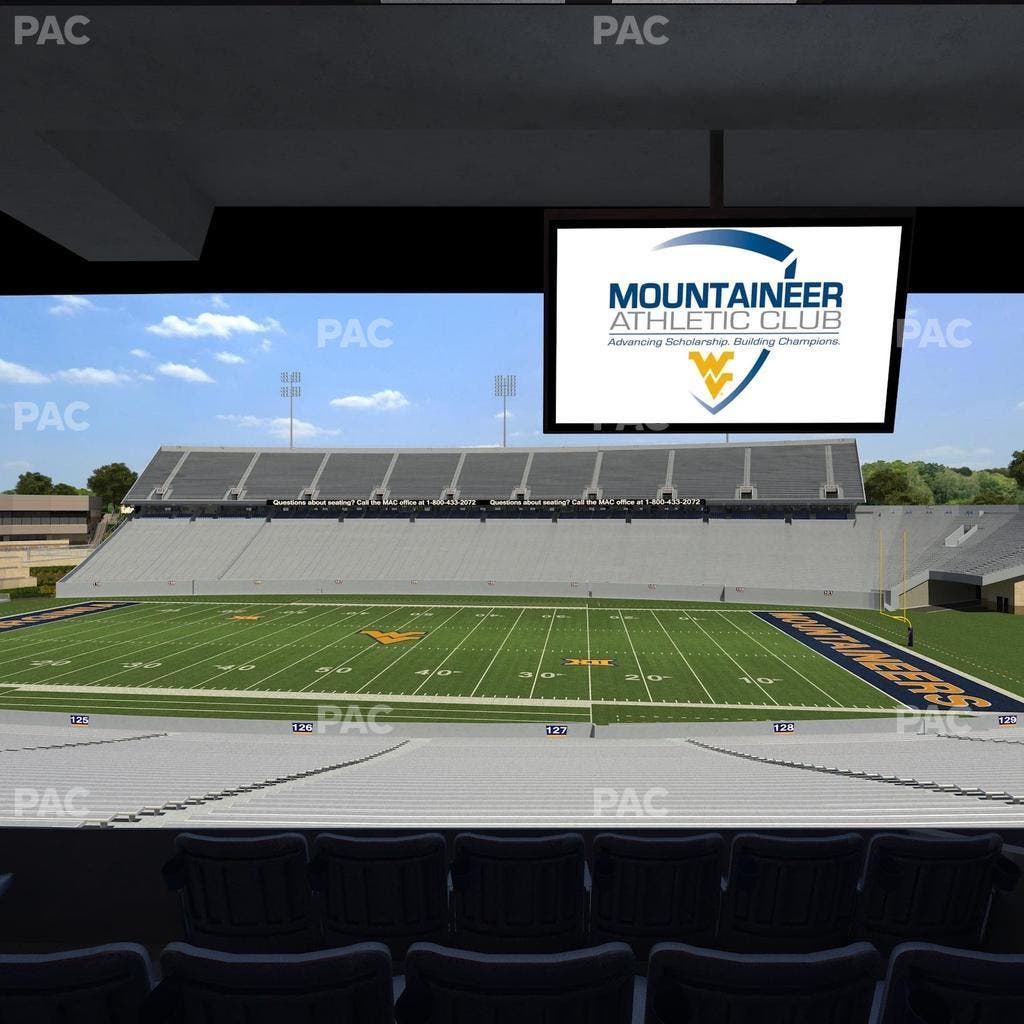 Mountaineer Field at Milan Puskar Stadium - Section Field Box 63 Seat View