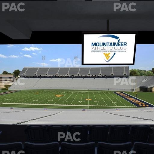 Mountaineer Field at Milan Puskar Stadium - Section Field Box 63 Seat View