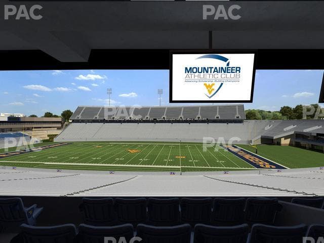 Mountaineer Field at Milan Puskar Stadium - Section Field Box 63 Seat View
