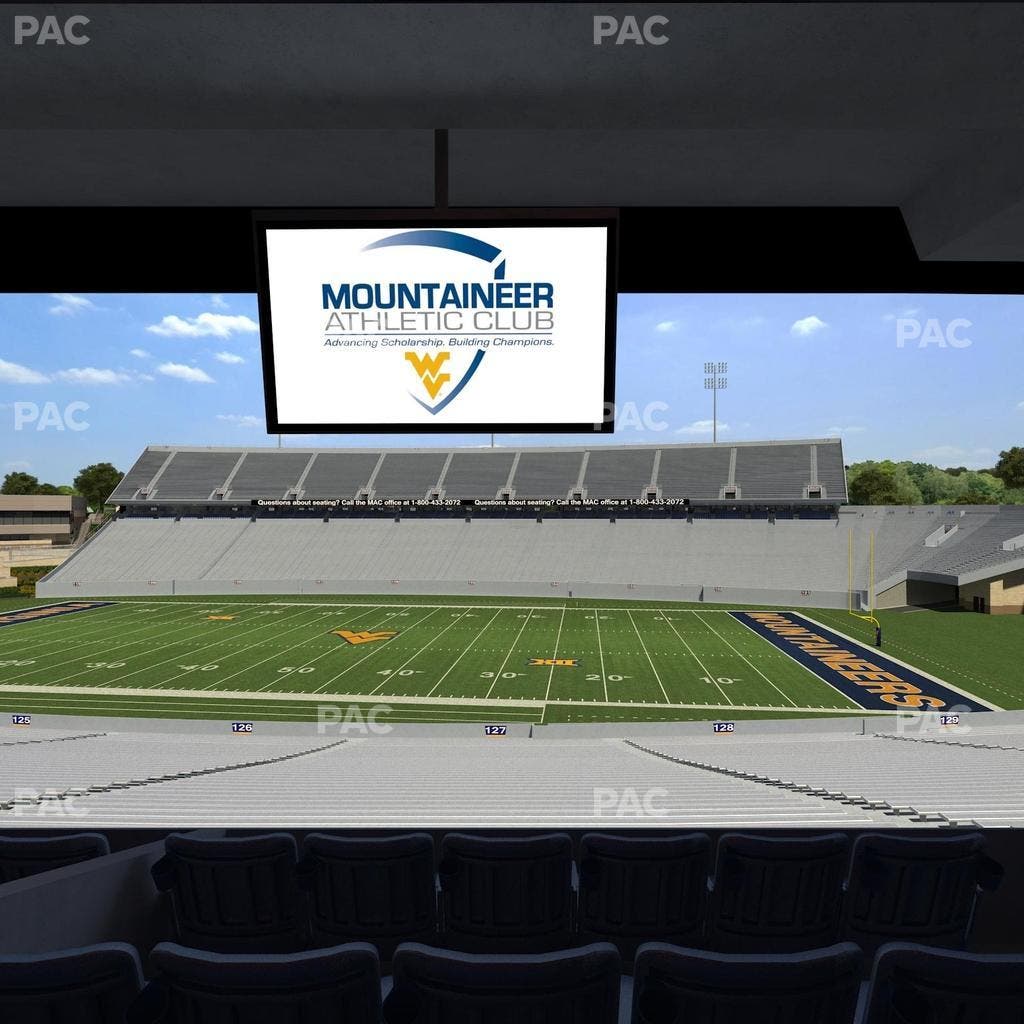 Mountaineer Field at Milan Puskar Stadium - Section Field Box 64 Seat View