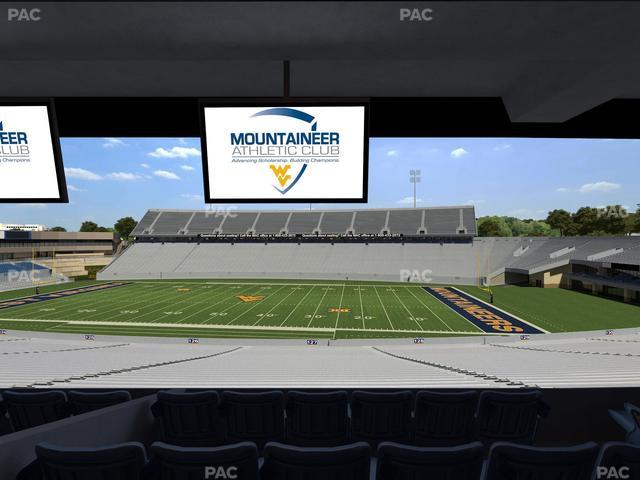 Mountaineer Field at Milan Puskar Stadium - Section Field Box 64 Seat View