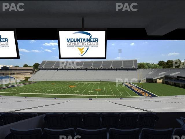 Mountaineer Field at Milan Puskar Stadium - Section Field Box 64 Seat View
