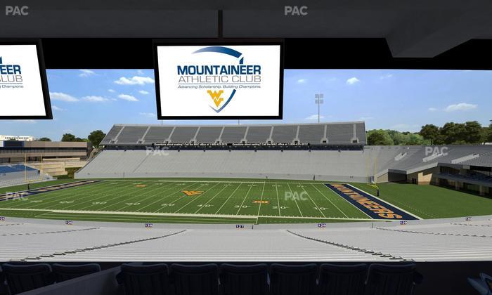 Mountaineer Field at Milan Puskar Stadium - Section Field Box 64 Seat View