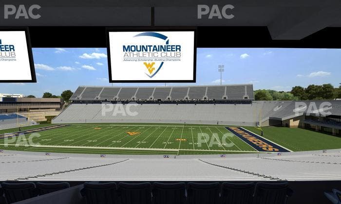 Mountaineer Field at Milan Puskar Stadium - Section Field Box 64 Seat View