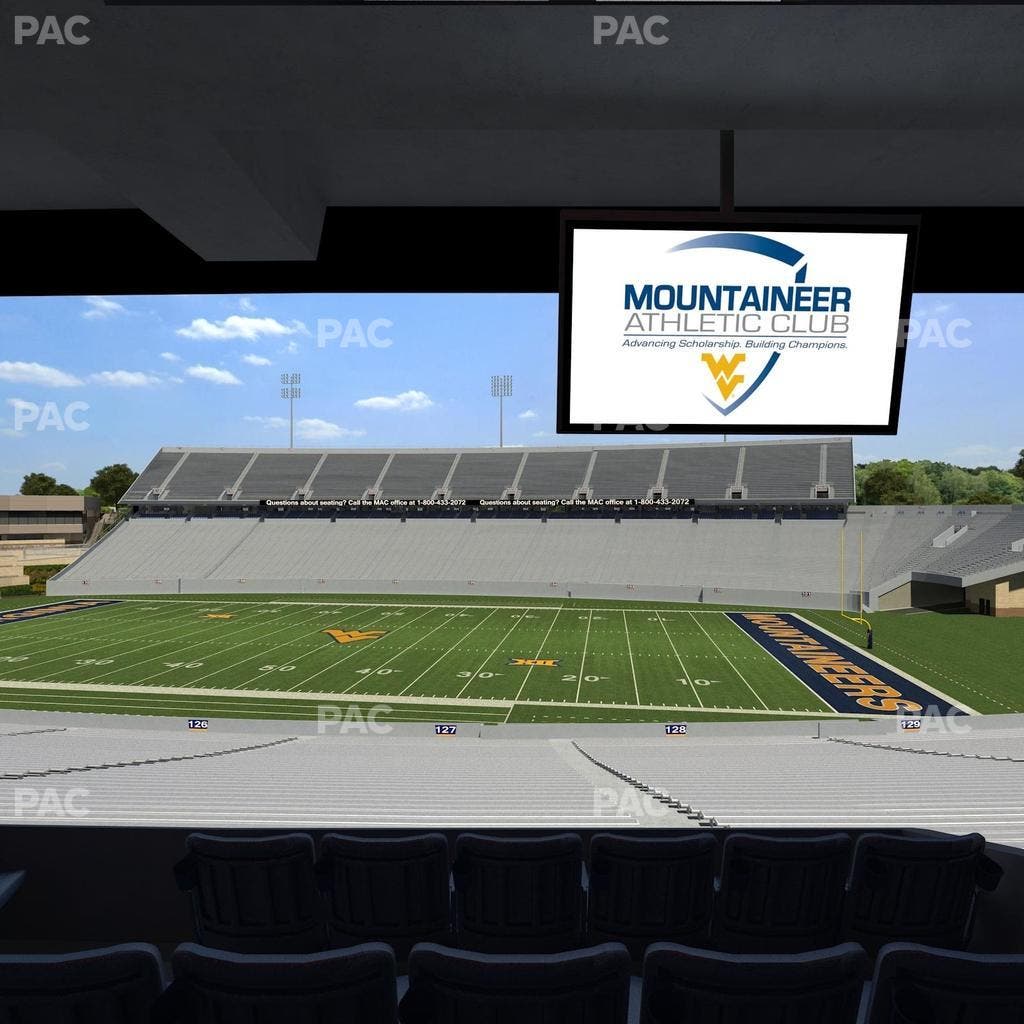 Mountaineer Field at Milan Puskar Stadium - Section Field Box 65 Seat View