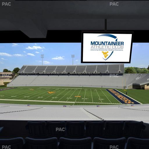 Mountaineer Field at Milan Puskar Stadium - Section Field Box 65 Seat View