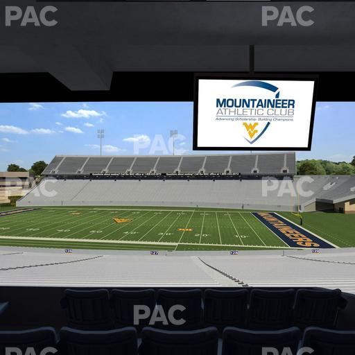 Mountaineer Field at Milan Puskar Stadium - Section Field Box 65 Seat View