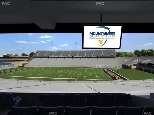 Mountaineer Field at Milan Puskar Stadium - Section Field Box 65 Seat View