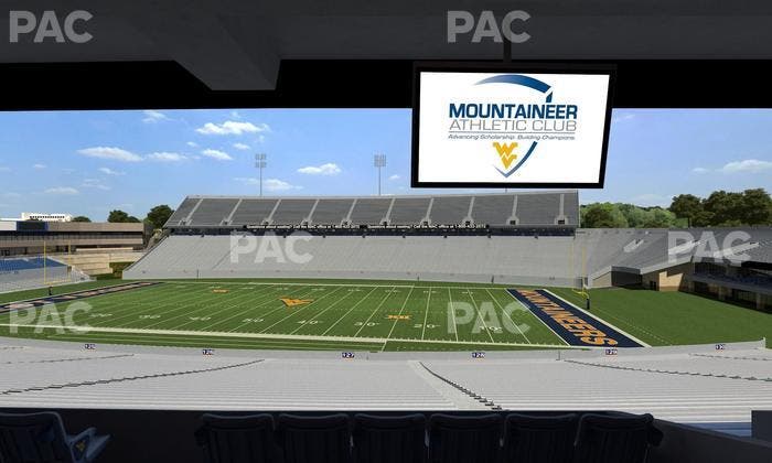 Mountaineer Field at Milan Puskar Stadium - Section Field Box 65 Seat View