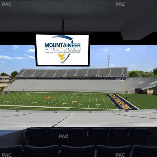 Mountaineer Field at Milan Puskar Stadium - Section Field Box 66 Seat View