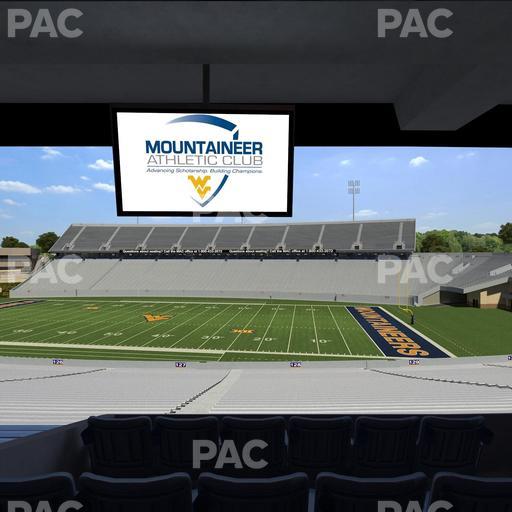 Mountaineer Field at Milan Puskar Stadium - Section Field Box 66 Seat View