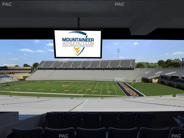 Mountaineer Field at Milan Puskar Stadium - Section Field Box 66 Seat View
