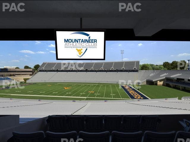 Mountaineer Field at Milan Puskar Stadium - Section Field Box 66 Seat View