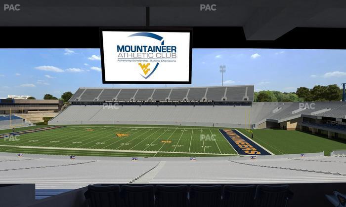 Mountaineer Field at Milan Puskar Stadium - Section Field Box 66 Seat View