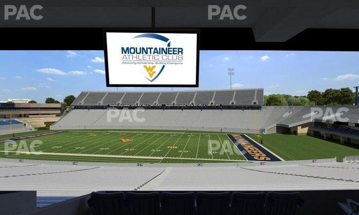 Mountaineer Field at Milan Puskar Stadium - Section Field Box 66 Seat View