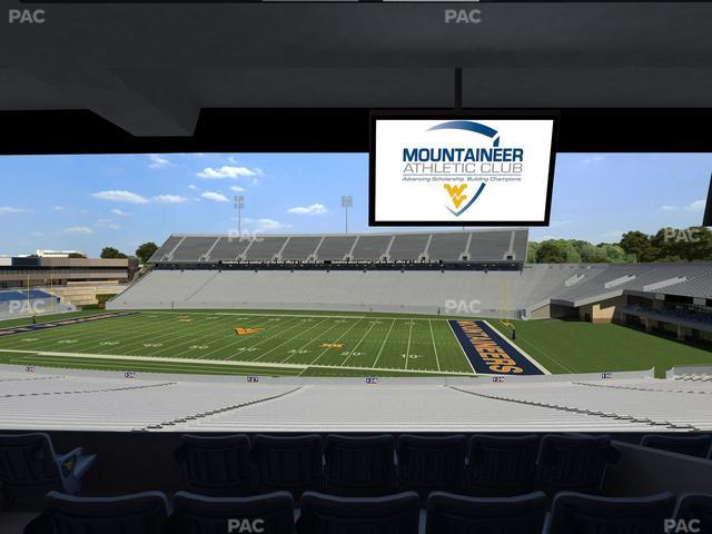 Mountaineer Field at Milan Puskar Stadium - Section Field Box 67 Seat View