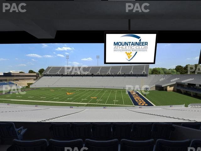 Mountaineer Field at Milan Puskar Stadium - Section Field Box 67 Seat View