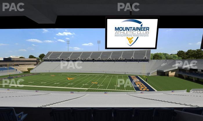 Mountaineer Field at Milan Puskar Stadium - Section Field Box 67 Seat View