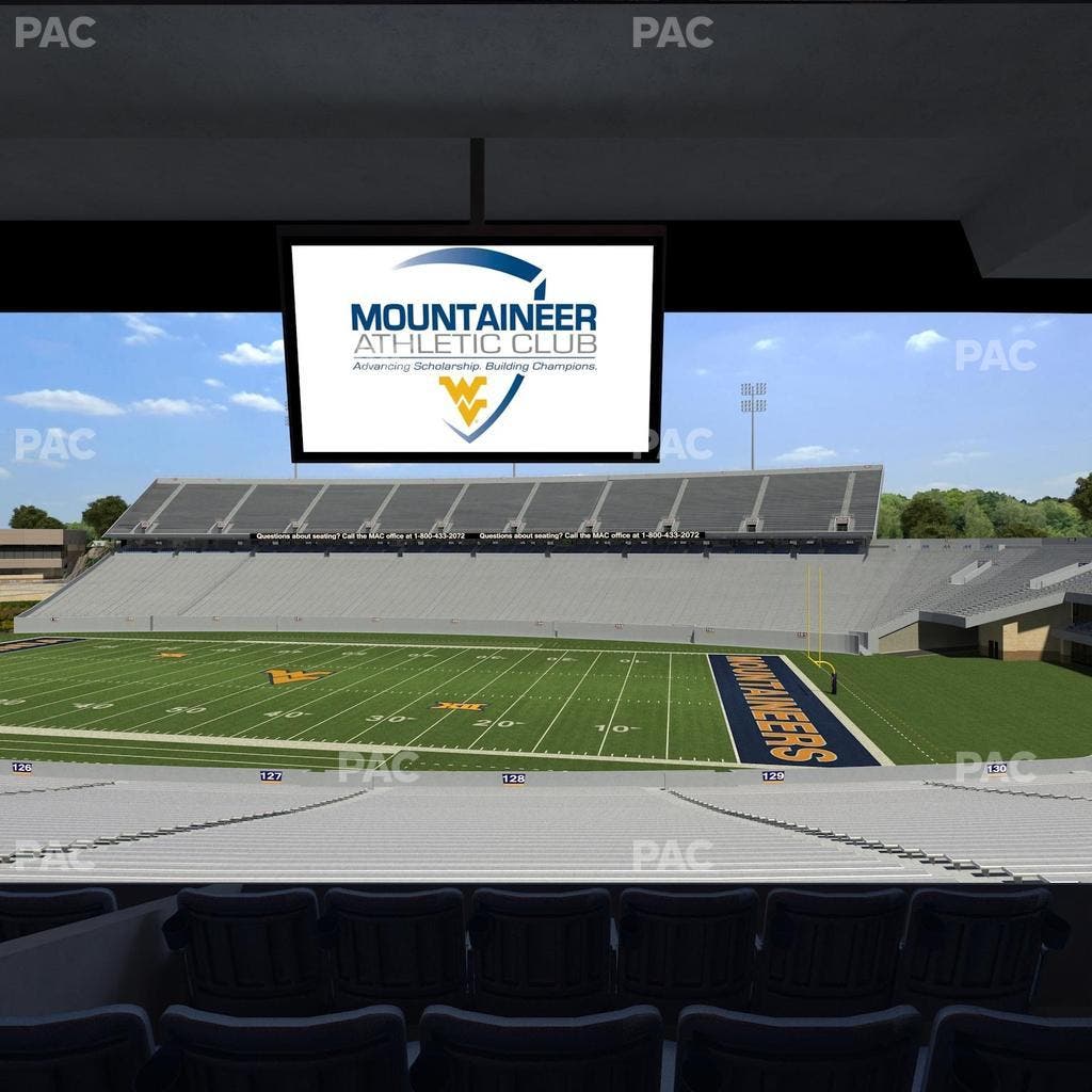 Mountaineer Field at Milan Puskar Stadium - Section Field Box 68 Seat View