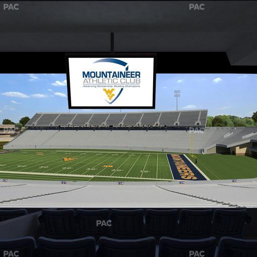 Mountaineer Field at Milan Puskar Stadium - Section Field Box 68 Seat View