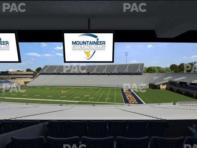 Mountaineer Field at Milan Puskar Stadium - Section Field Box 68 Seat View