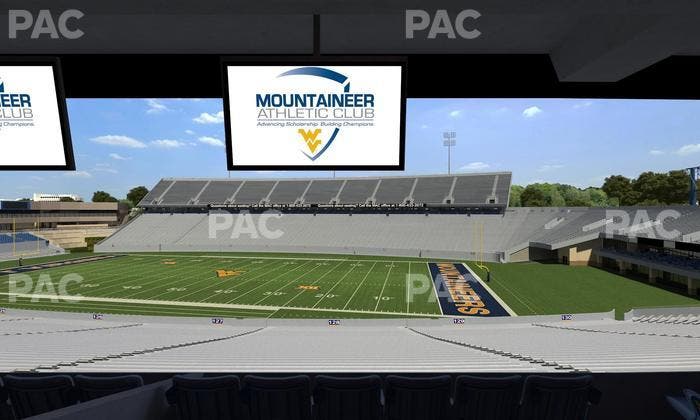Mountaineer Field at Milan Puskar Stadium - Section Field Box 68 Seat View