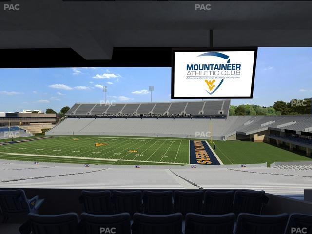Mountaineer Field at Milan Puskar Stadium - Section Field Box 69 Seat View