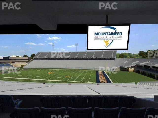 Mountaineer Field at Milan Puskar Stadium - Section Field Box 69 Seat View