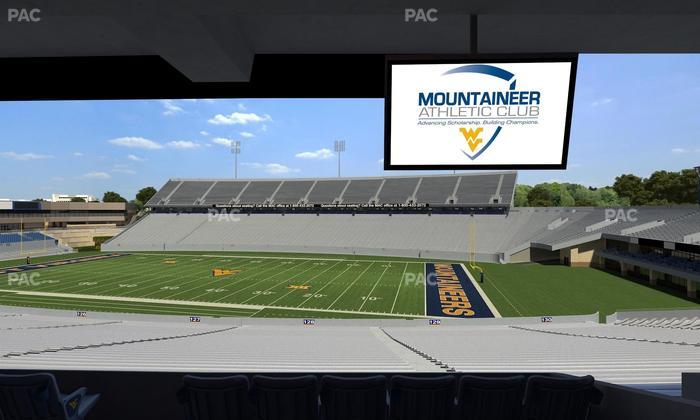 Mountaineer Field at Milan Puskar Stadium - Section Field Box 69 Seat View