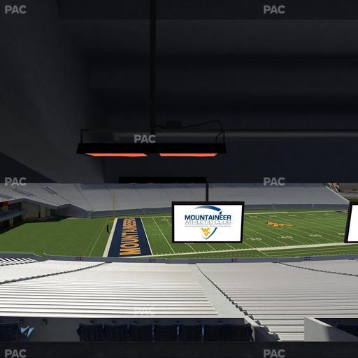 Mountaineer Field at Milan Puskar Stadium - Section Field Box 7 Seat View