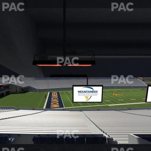 Mountaineer Field at Milan Puskar Stadium - Section Field Box 7 Seat View
