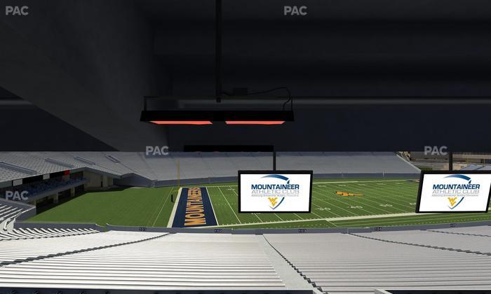 Mountaineer Field at Milan Puskar Stadium - Section Field Box 7 Seat View