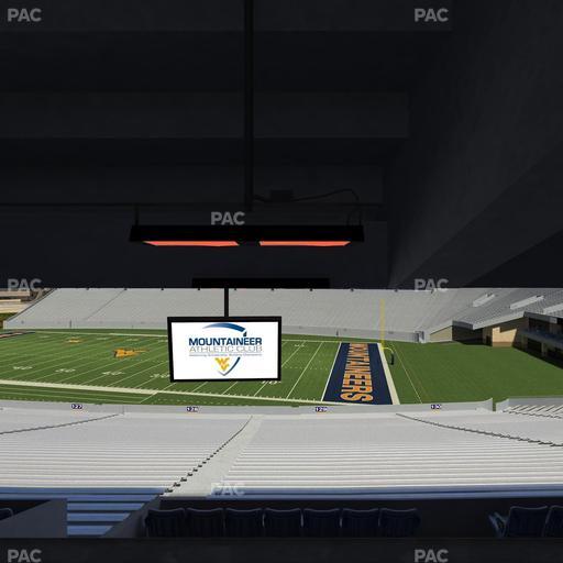 Mountaineer Field at Milan Puskar Stadium - Section Field Box 70 Seat View