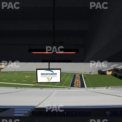 Mountaineer Field at Milan Puskar Stadium - Section Field Box 70 Seat View