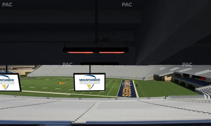 Mountaineer Field at Milan Puskar Stadium - Section Field Box 70 Seat View