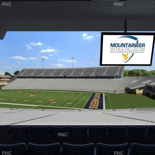Mountaineer Field at Milan Puskar Stadium - Section Field Box 71 Seat View