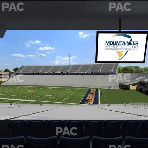 Mountaineer Field at Milan Puskar Stadium - Section Field Box 71 Seat View