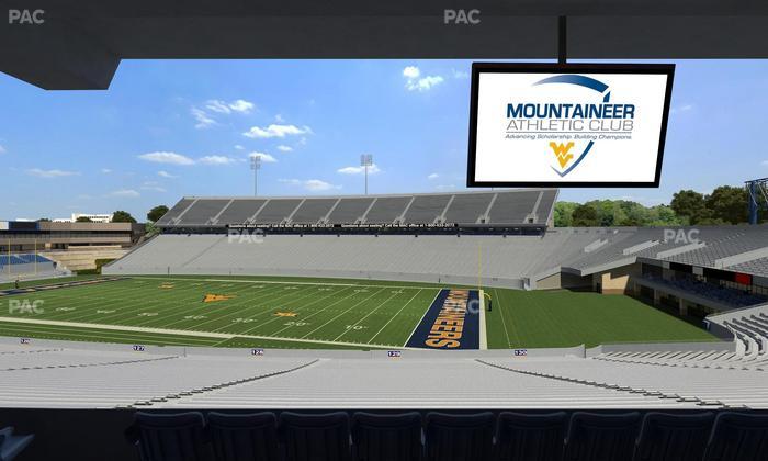 Mountaineer Field at Milan Puskar Stadium - Section Field Box 71 Seat View