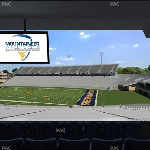 Mountaineer Field at Milan Puskar Stadium - Section Field Box 72 Seat View