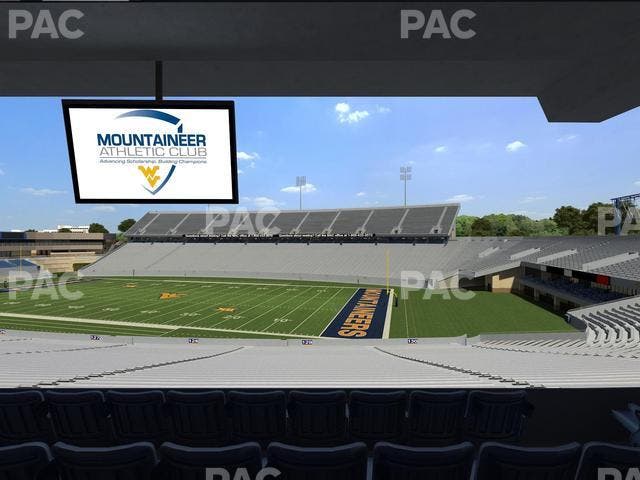 Mountaineer Field at Milan Puskar Stadium - Section Field Box 72 Seat View