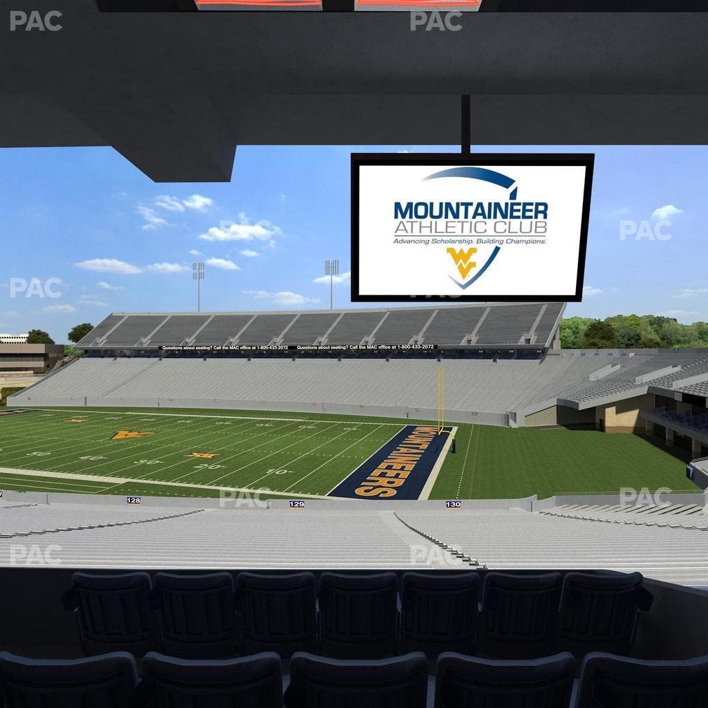 Mountaineer Field at Milan Puskar Stadium - Section Field Box 73 Seat View