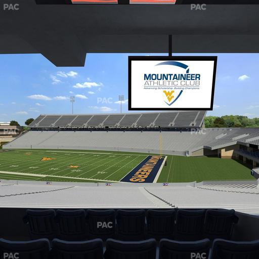 Mountaineer Field at Milan Puskar Stadium - Section Field Box 73 Seat View