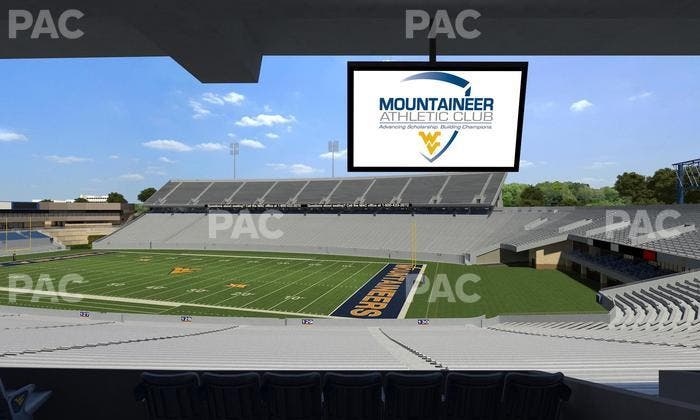 Mountaineer Field at Milan Puskar Stadium - Section Field Box 73 Seat View