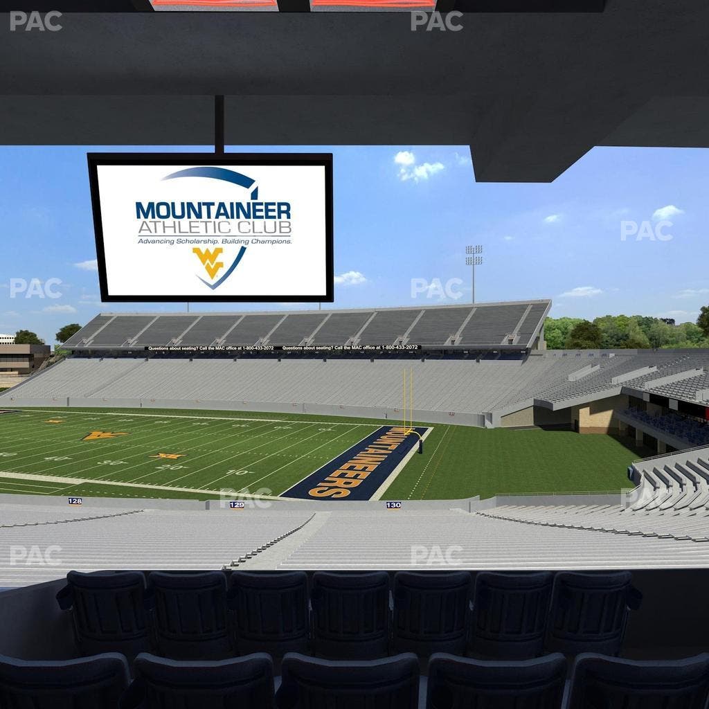 Mountaineer Field at Milan Puskar Stadium - Section Field Box 74 Seat View