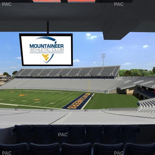 Mountaineer Field at Milan Puskar Stadium - Section Field Box 74 Seat View